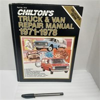 CHILTON'S TRUCK & VAN REPAIR MANUAL 1971-78