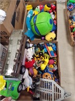 Two boxes of kids toys