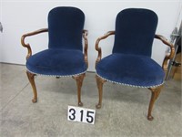 Pair of parlor chairs