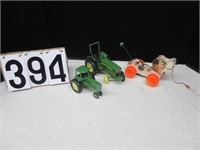 Toy tractors & pull toy