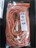 72" Bungee Cords 10 per Bag