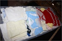 Large lot vintage baby clothes