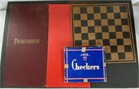 Assorted Vintage Game Boards