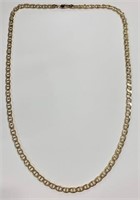 10K Diamond Cut Gold Necklace 9.6g