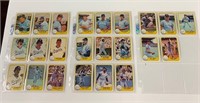 1981 Fleer  - 23 Royals BB Cards