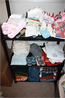 Large lot vintage baby & children's shoes/clothing