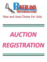 REQUIRED REGISTRATION INFORMATION TO BID