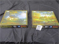 2 TERRY REDLIN PUZZLES LIKE NEW