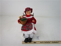 MUSICAL MRS CLAUS IN ROCKING CHAIR