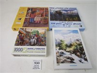 4 ASSORTED PUZZLES