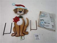 DOG AND FROSTY THE SNOWMAN DECOR