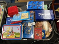 Lot of Disney enamel pins, souvenirs.