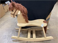 Child’s rocking horse.