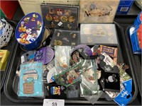 Lot of Disney enamel pins.