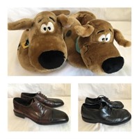 Men's Dress Shoes & Scooby Do Slippers
