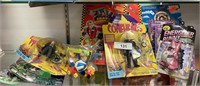 Lot of action figure toys.