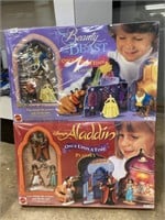 Beauty & Beast and Aladdin toys.