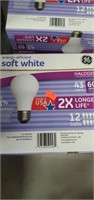 2 boxes GE energy-efficient Halogen light bulbs