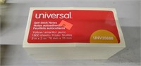 Universal Self stick Notes (1800 3x 3 in. Sheets)