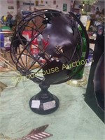 Metal globe decorative items