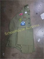 Boy scout leader uniform. Shirt and pants
