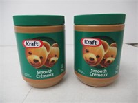 (2) "As Is" Kraft Smooth Peanut Butter, 2Kg