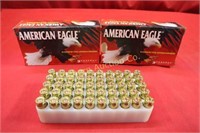 Ammo: 9mm 100 Rounds in Lot Federal American Eagle