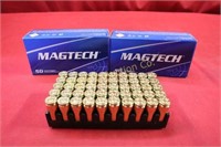 Ammo: 9mm 100 Rounds in lot Magtech 115 Gr. FMJ