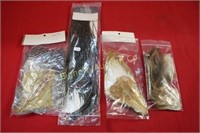 Fly Tying Feathers: 4pc lot Assorted Sizes/Styles