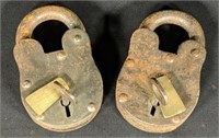 Two Antique Locks & Keys
