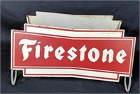 Vintage Die Cut Firestone Tire Display