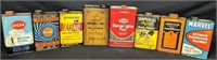 8 Vintage Advertising Cans