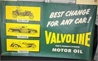 Vintage Valvoline Banner