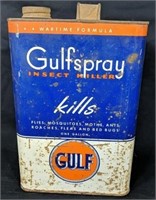 Vintage 1 Gallon Gulf Spray Insect Killer Can