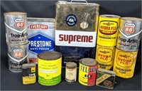 Large Selection of Vintage Advertising Cans