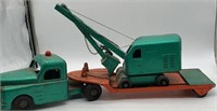 Vintage Structo Flatbed Truck & Crane