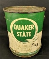 5 Gallon Quaker State Grease Can