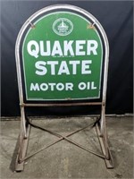 1976 Denasco Tombstone Sign & Curb Stand