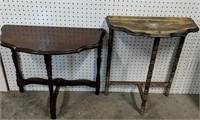 Two Vintage Wall Tables