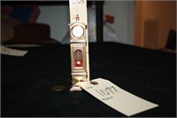 Miniature Arenix brass grandfather clock