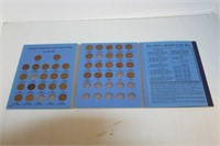 COIN CENT BOOK WITH CONTENTS