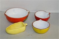SELECTION OF SHAPED OVENWARE
