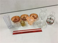 Miscellaneous glassware with FireKing creamer