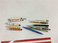Advertising bullet pencils, pens & pencils