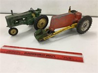 Metal farm tractors