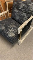 Cushioned Accent Chair w/metal frame
