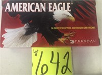 Box of American Eagle 357 sig. 125 grain FMJ