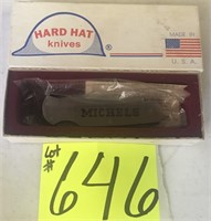 Hardhat pocket knife made in USA