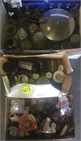 3-boxes canning jars, bottles, pressure cooker etc