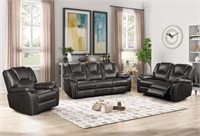 M-1 Power Reclining Leather Sofa Loveseat and Char